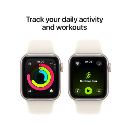 Apple Watch SE 3 GPS 40mm Starlight / Midnight Aluminium Case with Starlight / Midnight Sport Band - S/M / M/L