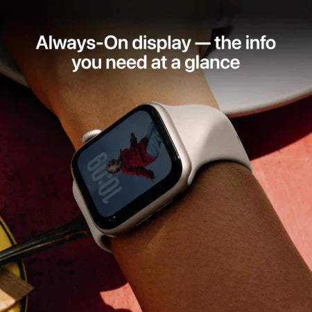 Apple Watch SE 3 GPS + Cellular 44mm Starlight / Midnight Aluminium Case with Starlight / Midnight Sport Band - S/M / M/L