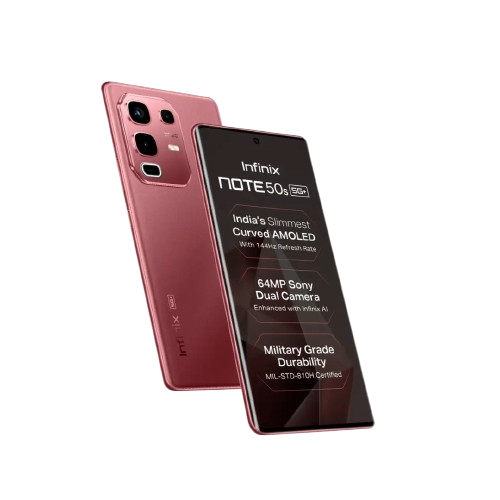Infinix Note 50s 5G Plus 8GB/128GB Burgundy Red / Titanium Grey