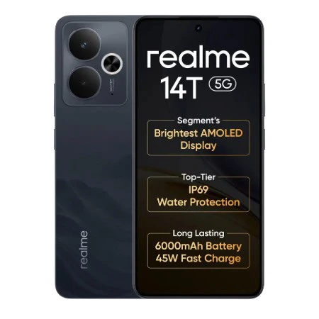 realme 14T 5G 8GB/256GB Lighting Purple/Obsidian Black/Surf Green
