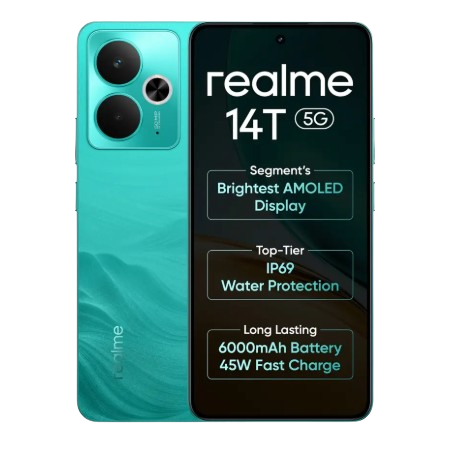 realme 14T 5G 8GB/128GB Lighting Purple/Obsidian Black/Surf Green