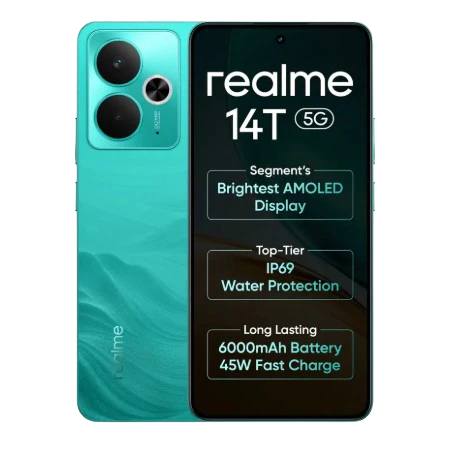 realme 14T 5G 8GB/256GB Lighting Purple/Obsidian Black/Surf Green