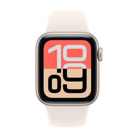 Apple Watch SE 3 GPS + Cellular 40mm Starlight / Midnight Aluminium Case with Starlight / Midnight Sport Band - S/M / M/L