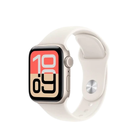 Apple Watch SE 3 GPS + Cellular 40mm Starlight / Midnight Aluminium Case with Starlight / Midnight Sport Band - S/M / M/L