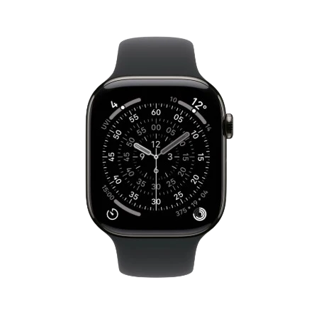 Apple Watch Series 11 GPS + Cellular 46mm Natural, Stone Grey / Slate, Black / Gold, Light Blush Titanium Case with Sport Band - S/M & M/L