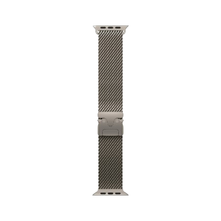 Apple Watch Ultra 3 GPS + Cellular 49mm Natural / Black Titanium Case with Natural / Black Titanium Milanese Loop - Small / Medium / Large
