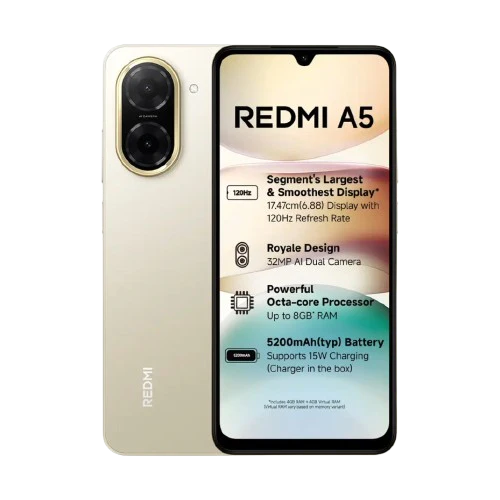 Xiaomi Redmi A5 4GB/128GB Jaisalmer Gold / Pondicherry Blue