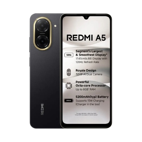 Xiaomi Redmi A5 3GB/64GB Jaisalmer Gold / Just Black / Pondicherry Blue