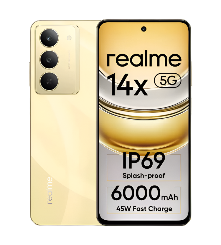 realme 14X 5G 6GB/128GB Golden Glow / Crystal Black / Jewel Red