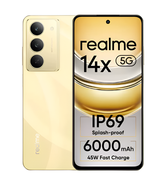 realme 14X 5G 6GB/128GB Golden Glow / Crystal Black / Jewel Red