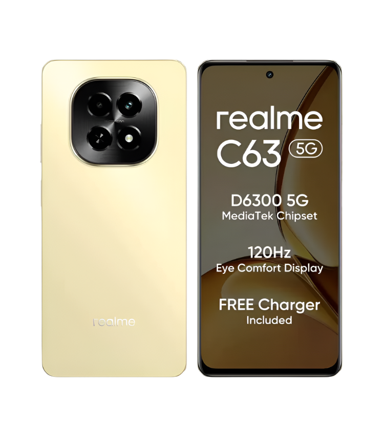 realme C63 5G 4GB/64GB & 6GB/128GB Jade Green / Starry Gold / Forest Green
