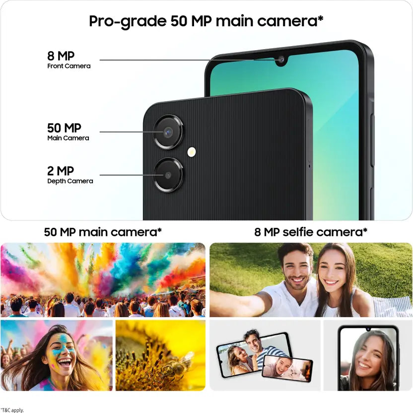 Samsung Galaxy A06 5G 4GB/128GB Light Green / Light Gray / Black