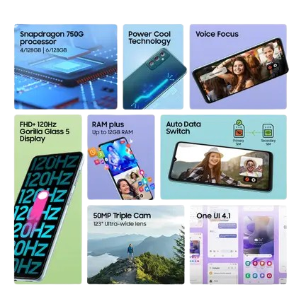 Samsung Galaxy F23 5G – Smooth, Powerful & Trendy | Forest Green