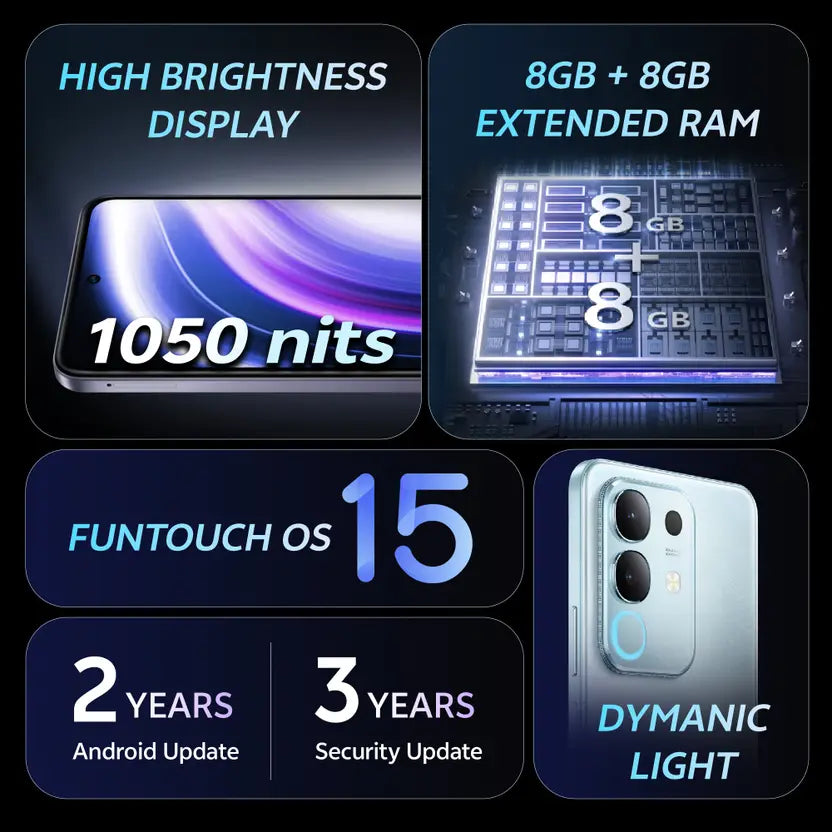 Vivo T4X 5G 8GB/256GB Marine Blue/Pronto Purple