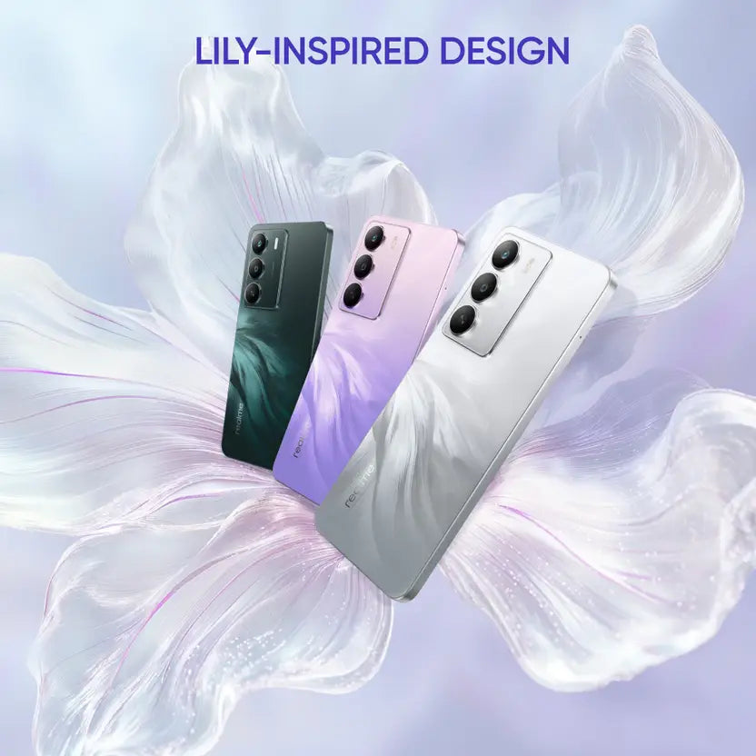 realme C75 5G 6GB/128GB Lili White/Midnight Lily/Purple Blossom