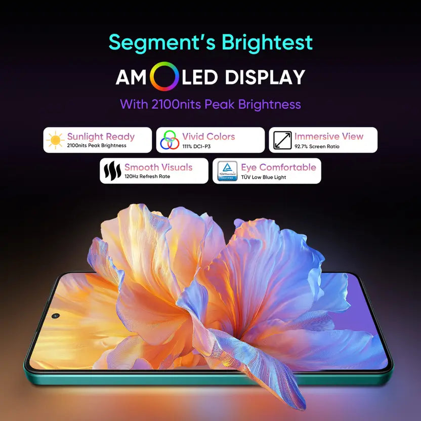 realme 14T 5G 8GB/256GB Lighting Purple/Obsidian Black/Surf Green
