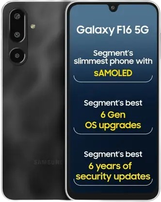 Samsung Galaxy F16 5G – Vibing Blue (4GB/128GB, 6GB/128GB, 8GB/128GB)