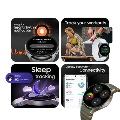 Samsung Galaxy Watch 7 LTE – 44mm Green | Smarter Health, Faster Performance