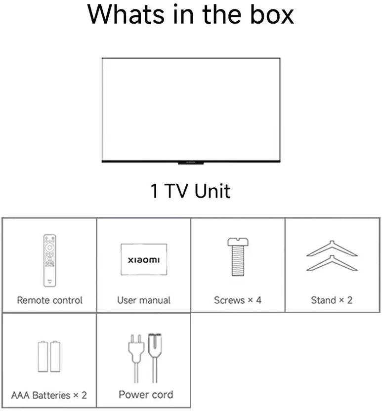 Xiaomi 4K TV X 55 (2025)