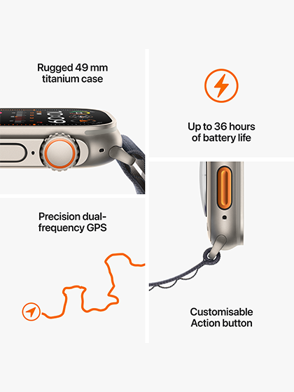 Apple Watch Ultra 49mm Blue Ocean Band GPS Cellular