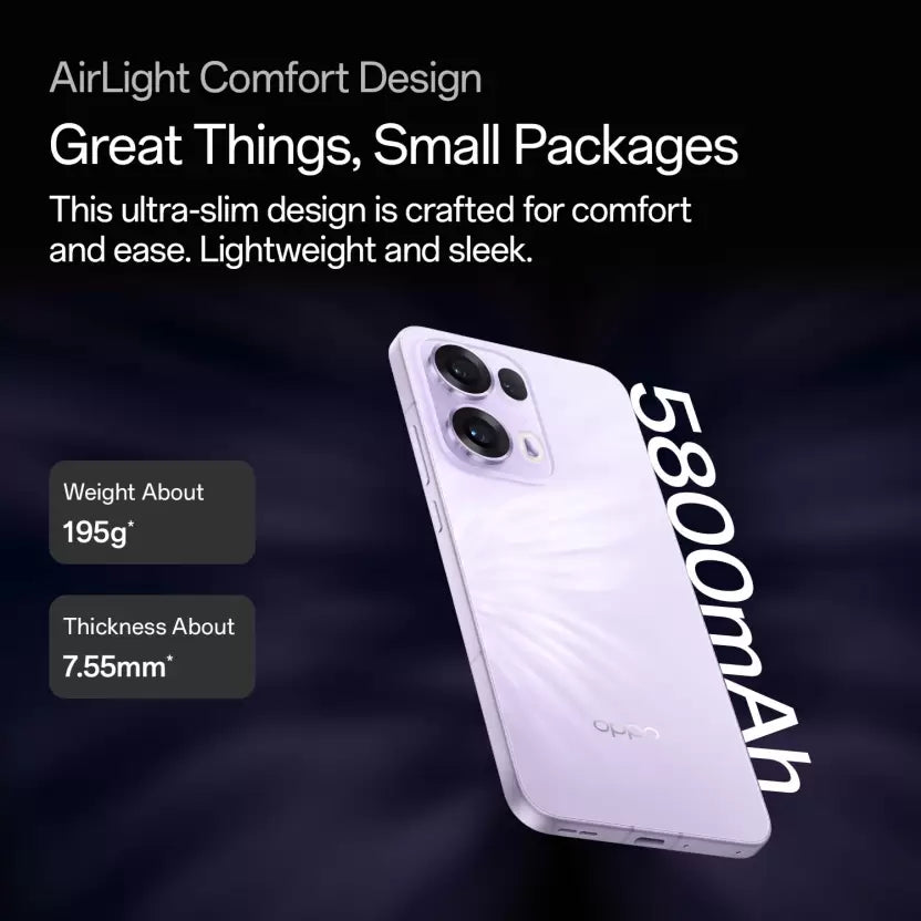 Oppo Reno 13 Pro 5G 12GB/256GB Graphite Grey / Mist Lavender