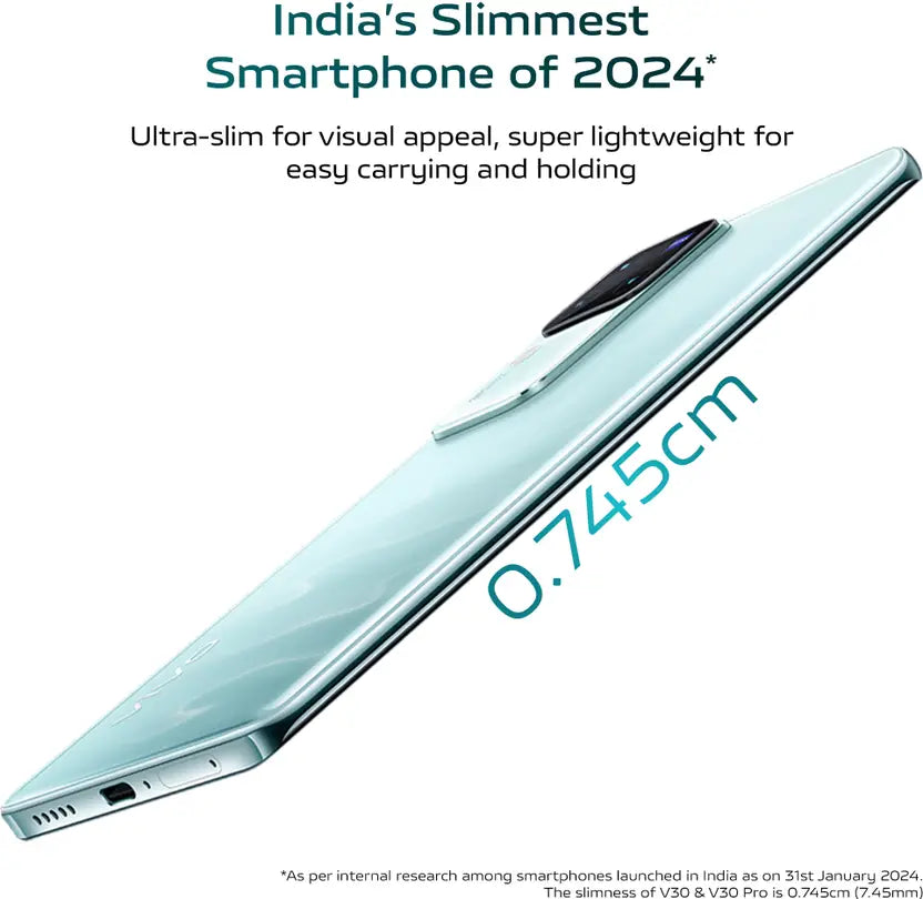 Vivo V30 8GB/128GB Andaman Blue/Peacock Green