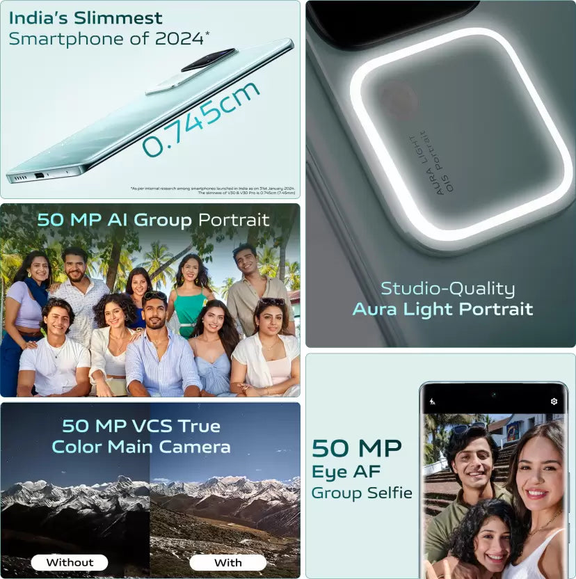 Vivo V30 8GB/128GB Classic Black